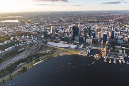 Aerial Image of PERTH SUNSET