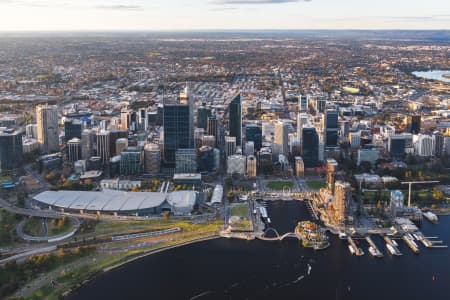 Aerial Image of PERTH SUNSET