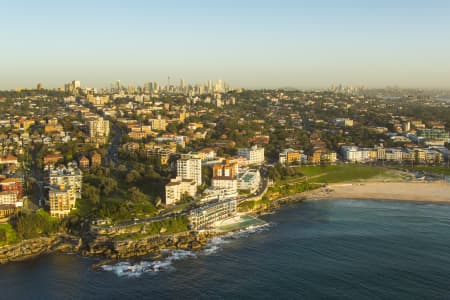 Aerial Image of ICEBERGS BONDI BEACH - DAWN