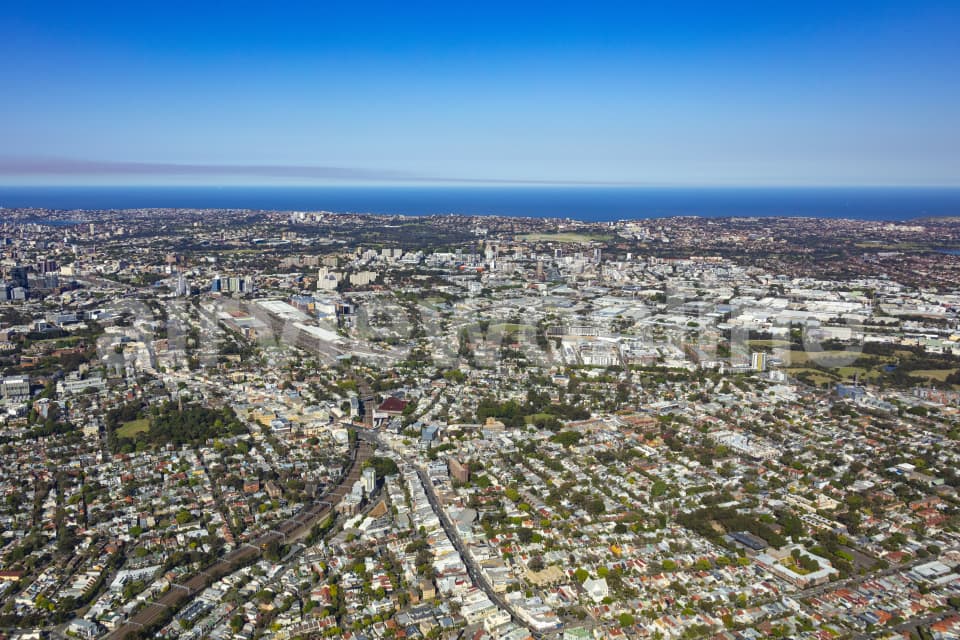 Aerial Image of Newtown Shops and Station