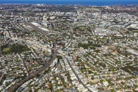 Aerial Image of NEWTOWN SHOPS AND STATION