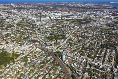 Aerial Image of NEWTOWN SHOPS AND STATION