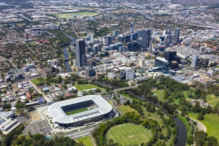 Aerial Image of PARRAMATTA CBD AND STADIUM 2020