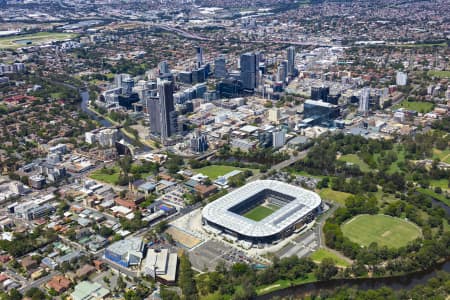 Aerial Image of PARRAMATTA CBD AND STADIUM 2020