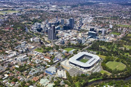 Aerial Image of PARRAMATTA CBD AND STADIUM 2020