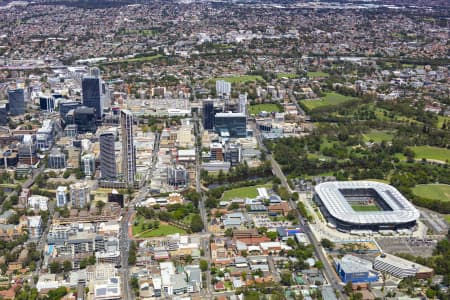 Aerial Image of PARRAMATTA CBD AND STADIUM 2020