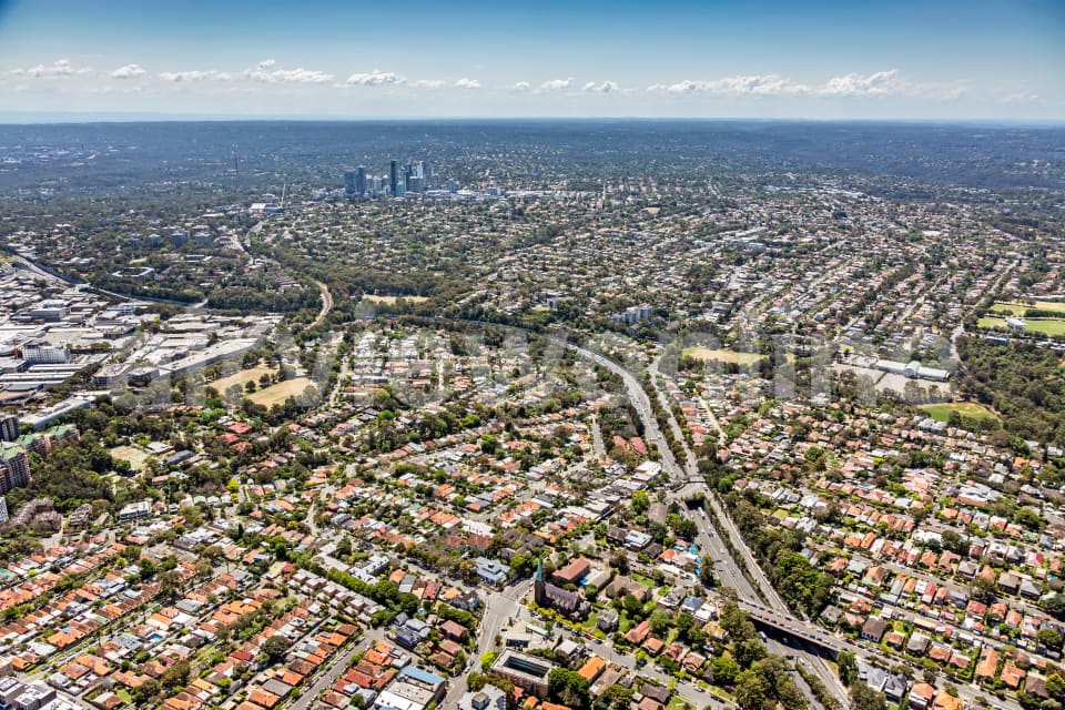 Aerial Image of Naremburn