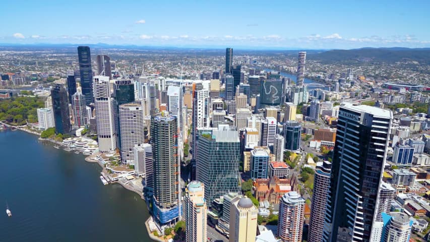 Aerial Image of BRISBANE CITY