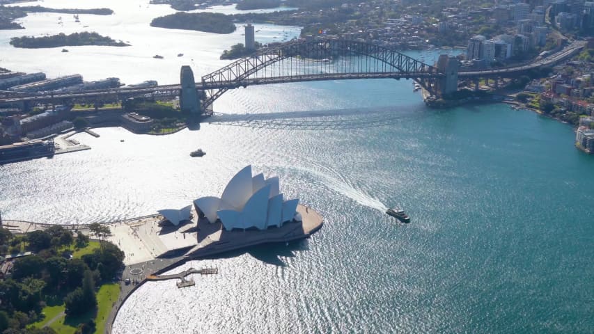 Aerial Image of SYDNEY OPERA HOUSE & BRIDGE