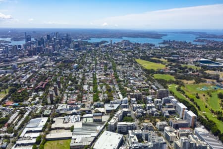 Aerial Image of REDFERN TO SYDNEY CBD