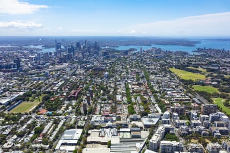 Aerial Image of REDFERN TO SYDNEY CBD