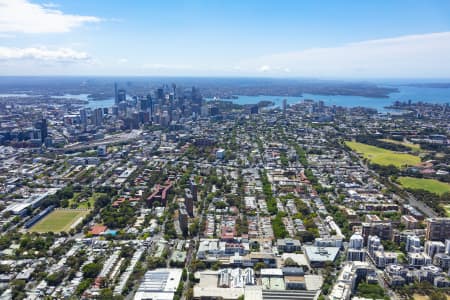 Aerial Image of REDFERN TO SYDNEY CBD