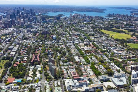 Aerial Image of REDFERN TO SYDNEY CBD