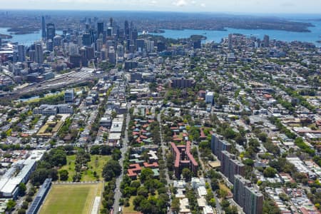 Aerial Image of REDFERN TO SYDNEY CBD