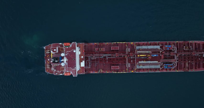 Aerial Image of SHIP ARRIVING IN KWINANA PERTH