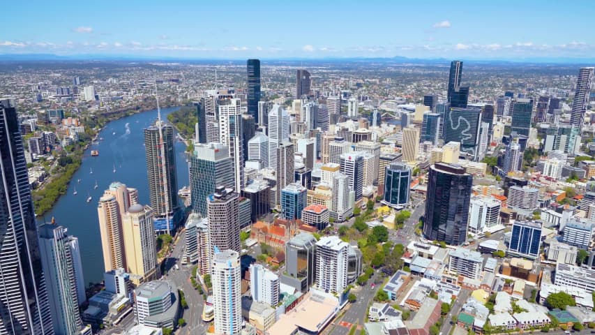 Aerial Image of BRISBANE CITY