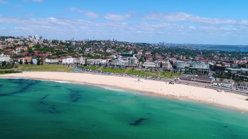 Aerial Image of BONDI BEACH SUMMER