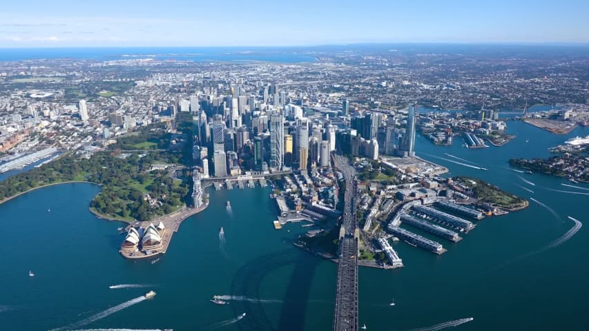 Aerial Image of SYDNEY WATERFRONT