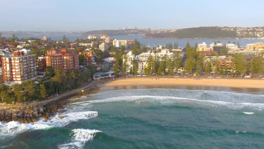 Aerial Image of SOUTH MANLY IN THE MORNING