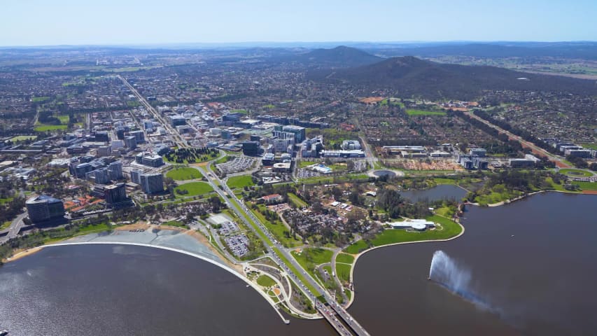 Aerial Image of CANBERRA MORNING