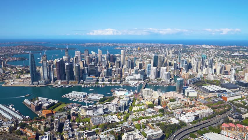 Aerial Image of PYRMONT TO BARANGAROO