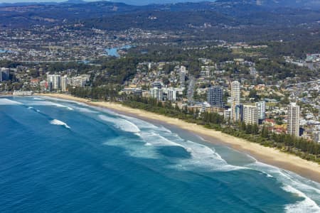 Aerial Image of BURLEIGH HEADS