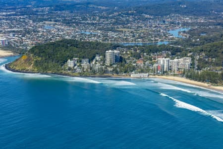 Aerial Image of BURLEIGH HEADS