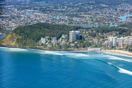 Aerial Image of BURLEIGH HEADS