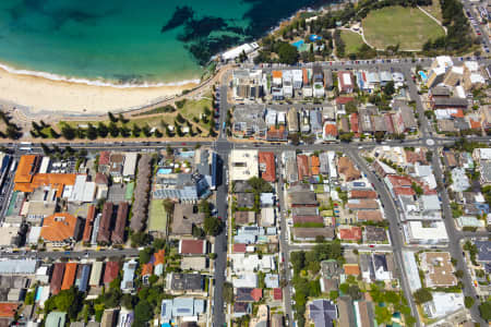 Aerial Image of COOGEE BEACH, SHOPS AND HOMES