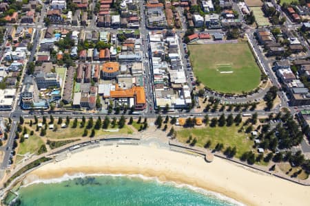 Aerial Image of COOGEE BEACH, SHOPS AND HOMES