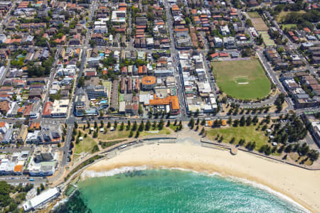 Aerial Image of COOGEE BEACH, SHOPS AND HOMES