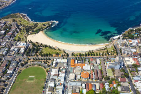 Aerial Image of COOGEE BEACH, SHOPS AND HOMES