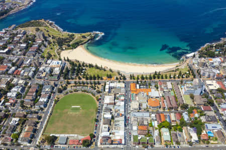 Aerial Image of COOGEE BEACH, SHOPS AND HOMES