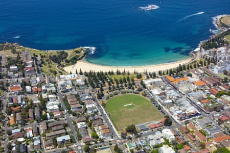 Aerial Image of COOGEE BEACH, SHOPS AND HOMES