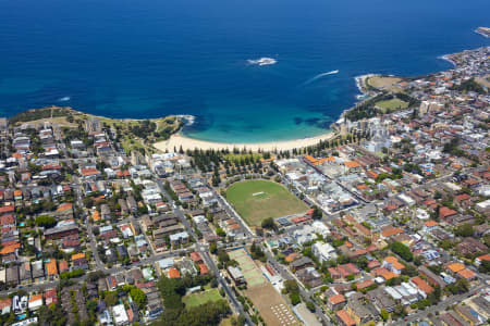 Aerial Image of COOGEE BEACH, SHOPS AND HOMES