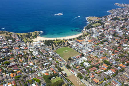 Aerial Image of COOGEE BEACH, SHOPS AND HOMES