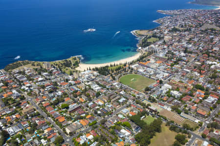 Aerial Image of COOGEE BEACH, SHOPS AND HOMES