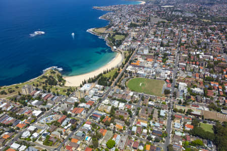 Aerial Image of COOGEE BEACH, SHOPS AND HOMES