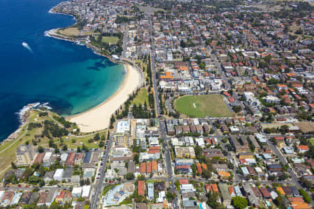 Aerial Image of COOGEE BEACH, SHOPS AND HOMES