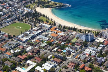 Aerial Image of COOGEE BEACH, SHOPS AND HOMES