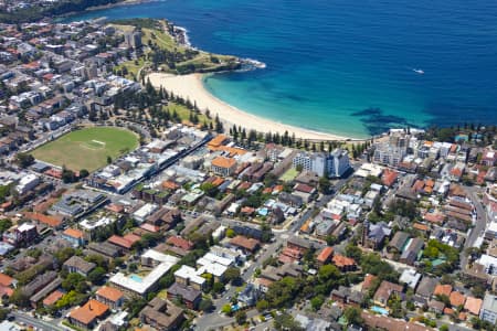 Aerial Image of COOGEE BEACH, SHOPS AND HOMES