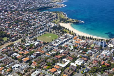 Aerial Image of COOGEE BEACH, SHOPS AND HOMES