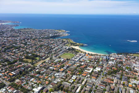 Aerial Image of COOGEE BEACH, SHOPS AND HOMES