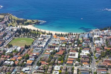 Aerial Image of COOGEE BEACH, SHOPS AND HOMES