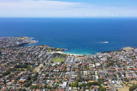 Aerial Image of COOGEE BEACH, SHOPS AND HOMES