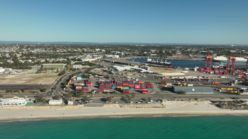 Aerial Image of FREMANTLE FORESHORE