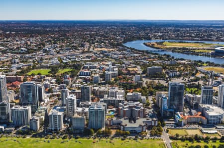 Aerial Image of EAST PERTH