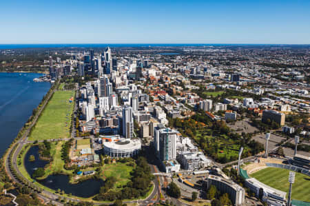 Aerial Image of EAST PERTH