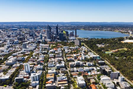 Aerial Image of WEST PERTH