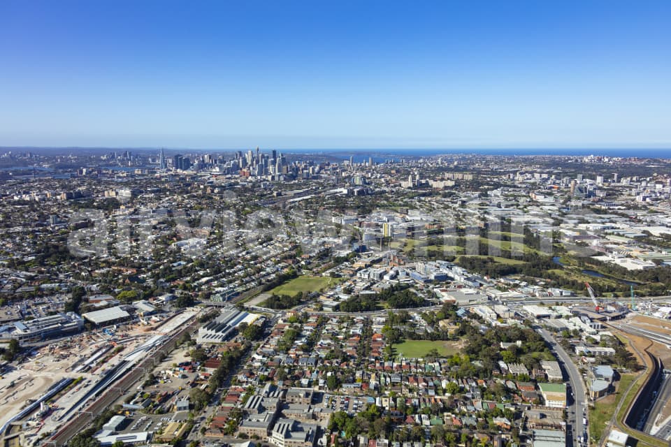 Aerial Image of WestConnex St Peters